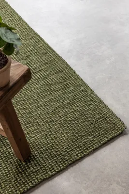 Produktbild von Hanse Home Jute Teppich Jaipur, handgewebt, Naturfaser, robust, Natur Grün