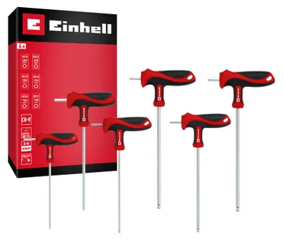 Produktbild von EINHELL T-Griff Schraubendreher-Set, 370539, 6-teilig