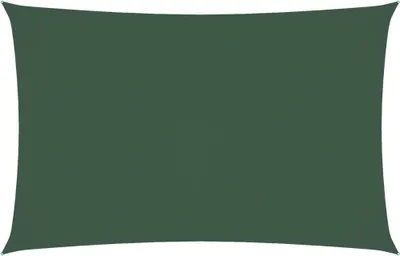 Image de vidaXL Voile d'ombrage Oxford rectangulaire 5x8 m vert foncé