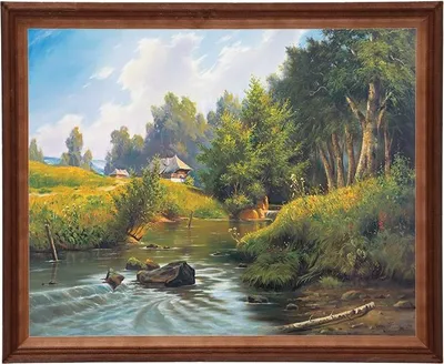 Zdjęcie produktu dla obraz w drewnianej ramie 40x50 pejzaże
