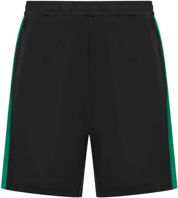 Produktbild von Finden & Hales - Sweat-Shorts für Kinder PC5446 (158) (Schwarz/Smaragd)