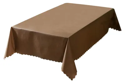 Produktbild von Wasserabweisende Tischdecke Rechteckig 140 x 220 cm Braun