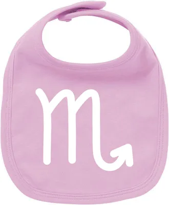 Produktbild von Huuraa Unisex Babylatz Skorpion Sternzeichen Zeichen Geschenk Babypink  Baumwolle Skorpion Mitbringsel