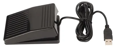 Image de Pédale deUSB à interrupteur mécanique multifonctionnelle avec câble de 2 mètres pour ordinateur