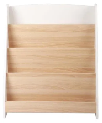 Immagine prodotto di Scaffale in legno bianco per libri per bambini, dimensioni 71 x 61 x 30 cm