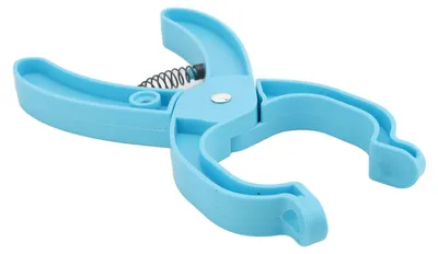 Image de Outil de sécurité pour les yeux – Outil multifonctionnel en plastique au design ergonomique – Matériel pour la fabrication d'yeux d'animaux – Outil pour le crochet – Bleu