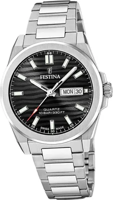 Produktbild von Festina Herrenuhr Swiss Made Armbanduhr Edelstahl silber D2UF20073/5