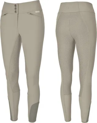 Produktbild von Pikeur Damenreithose " PK_LEFINIA GRIP " mit Ganzbesatz Grip, Fullgrip Größe - 40 Farbe - lightgrey