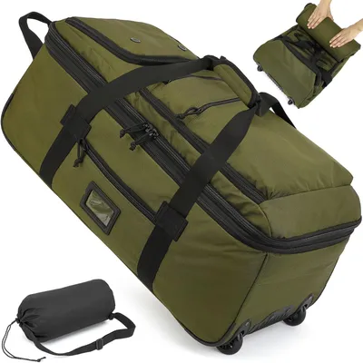 Imagen del producto de Mochila de viaje con ruedas, extensible de 85 a 100 litros, de 76 cm, ideal para viajes y camping