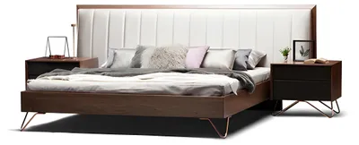 Produktbild von Bett mit stabiler Struktur – Für komfortable Nächte und erholsame Ruhe.