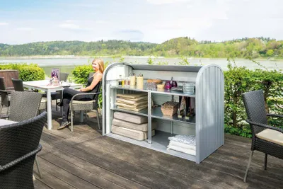 Produktbild von Biohort Storemax, andere, Silber, Gartengeräte, 120 l