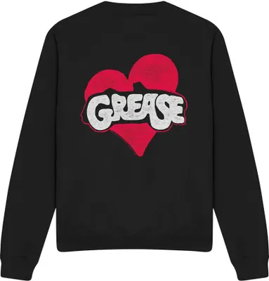 Image de Grease - Sweat-shirt pour homme/femme Unie TV13061 (L) (Noir)