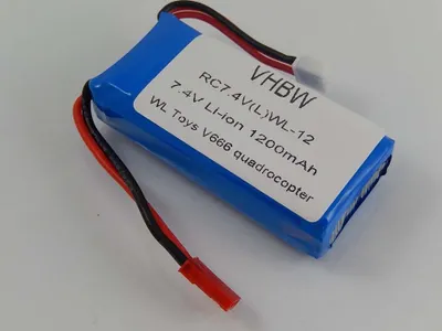 Produktbild von vhbw Akku kompatibel mit UDI U829A Drohne Multicopter Quadrocopter (1200 mAh, 7,4 V, Li-Ion)