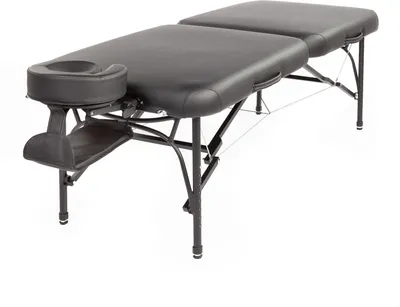 Produktbild von Massageliege »Voyager Light«, mit schwarzem Gestell schwarz