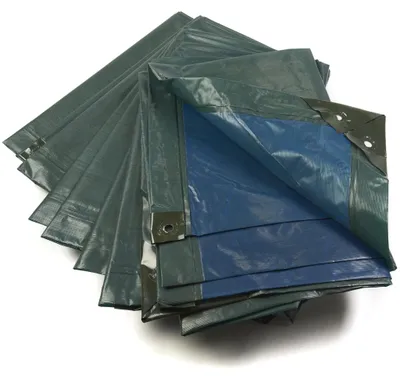 Produktbild von Abdeckplane, grün/blau, extrem stark 150 g/m², 2 x 3 m