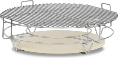 Produktbild von BBQ-Toro Kochsystem für Kamado Ø 52 cm, Edelstahl Smokersystem mit 3 Ebenen, Kamado Zubehör