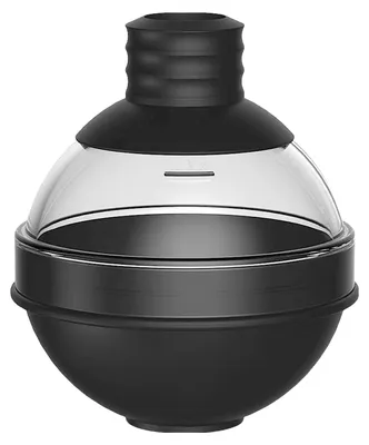 Produktbild von 1/4-Pack Eisballform mit Trichterdeckel, BPA-freie Silikon-Eishockeyformen, Kugeln, auslaufsicher, leicht zu lösende Eisform für Whisky, Cocktails, Bourbon