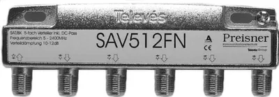 Produktbild von 5D 5-2400Mhz 10/12dB F 5D TV-Splitter