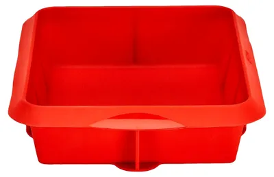 Produktbild von Lasagneform aus Silikon, rot, Standard