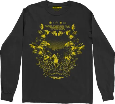 Obrázek produktu pro twenty one pilots - Tričko "Trench" pro muže/dámy Uni s dlouhým rukávem RO7857 (XL) (Black)