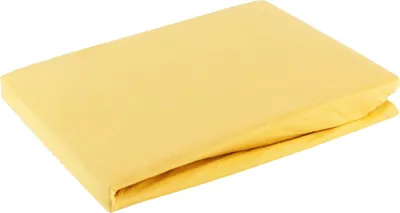 Obrázok produktu pre Žerzejové prestieradlo s gumou D91 220x200 cm, výška: 30 cm Horčicová