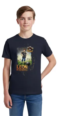 Produktbild von Spreadshirt Die Wilden Kerle Leon Teenager Premium T-Shirt, 158/164 (12 Jahre), Navy