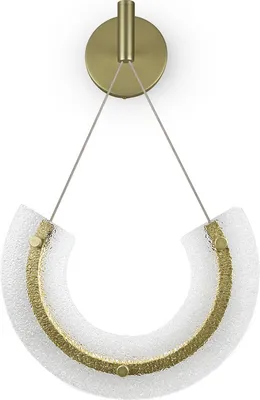 Produktbild von Maytoni Maya LED Wandleuchte, Glas&Gold, 3000K, Nicht dimmbar, 350lm, IP20