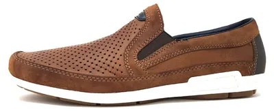 Image de Chaussons de ville Rieker pour hommes, couleur marron, style décontracté