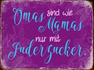Produktbild von vianmo Holzschild 30x40 cm Omas sind wie Mamas nur mit