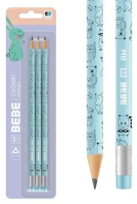 Image de Crayon 3 pièces B&B Kids Pastel