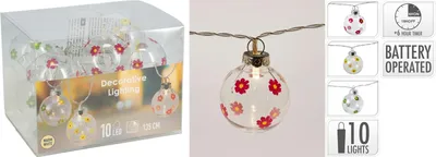 Zdjęcie produktu dla Łańcuch Świetlny 10 Led Z Polipropylenu30 Cm