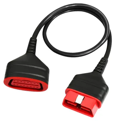 Zdjęcie produktu dla Przedłużacz OBD2, 16-pinowe złącze, elastyczna konstrukcja z PVC, przedłużacz