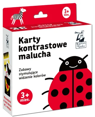 Immagine prodotto di Kontrastkarten Kleinkind Marienkäfer 3m+, Captain Science