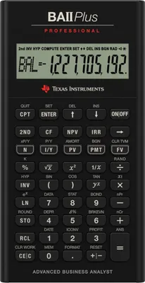 Image de Texas Instruments BA II Plus Professional