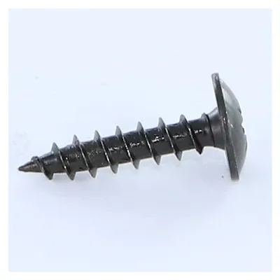 Produktbild von Spanplattenschrauben Flachrundkopfschraube Pozi N°2 4,5X20 Stahl schwarz verzinkt