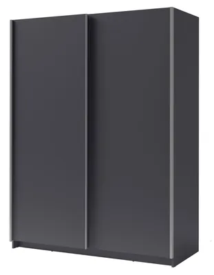 Produktbild von Schwebetürenschrank Gozo Kleiderschrank 150x62x198cm graphit 2-türig (18825)
