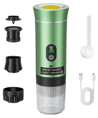 Obrázok produktu pre Kávovar, prenosný, systém prípravy kávy 3 v 1, zelený