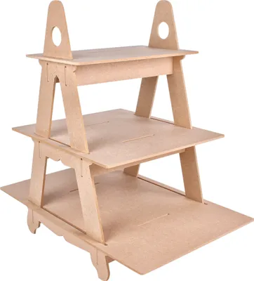 Produktbild von Pronty Crafts Deko Pflanzentreppe 25.5x42x42 cm Blumenregal Pflanzenständer