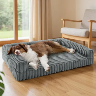 Produktbild von Orthopädisches Hundebett für große Hunde - 89x64x18 cm