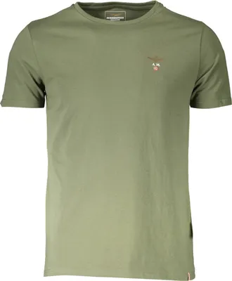 Zdjęcie produktu dla AERONAUTICA MILITARE T-shirt męski tekstylny zielony SF10870 - Rozmiar: 2XL