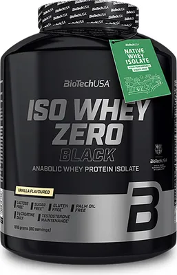 Image de Whey Isolate - Biotech USA - Iso whey zero black (1816g) - Saveur Vanille