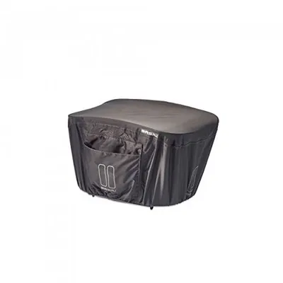 Produktbild von Basil Keep Dry Raincover Trägerzubehör Grey Medium