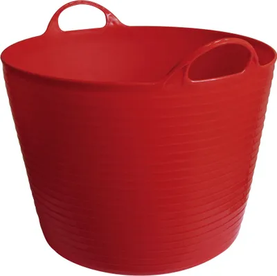 Immagine prodotto di Kerbl Trog FlexBag Kunststofftrog 28 l rot Futtertrog Transporteimer Eimer