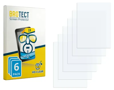 Produktbild von 6x Für Grammata Papyre 630 Schutzfolie BROTECT Displayschutz Display Schutz Folie Klar Transparent
