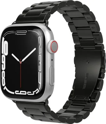 Produktbild von Vonmählen Watch Straps Link Bracelet - Armband für Apple Watch, 44mm + 45mm + 46mm + 49mm, Black