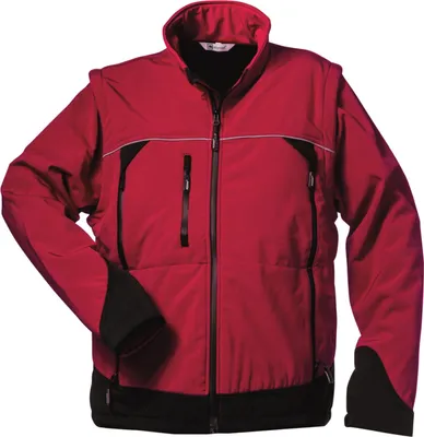 Zdjęcie produktu dla elysee® 10005825217013 elysee® Herren Softshelljacke 2-in-1 "SIGMA" rot Größe S
