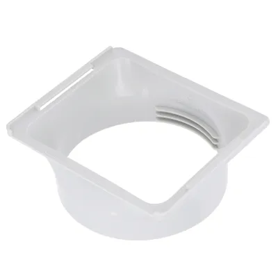 Produktbild von Klimaanlage Abgas-Schlauch-Kupplung Universal Thread Design ABS Quadrat zu Runde Portable Abgasleitung Schlauchadapter