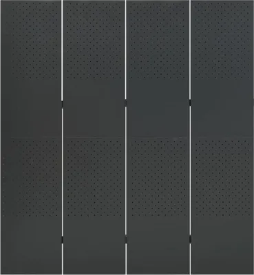 Obrázok produktu pre vidaXL 4-dielna priečka do izby antracit 160x180 cm oceľ