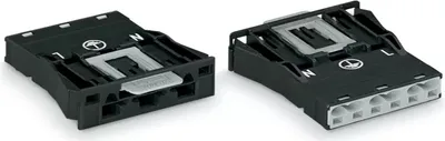 Produktbild von WAGO Snap-In-Stecker;3-polig;Kod. A;schwarz 770-713