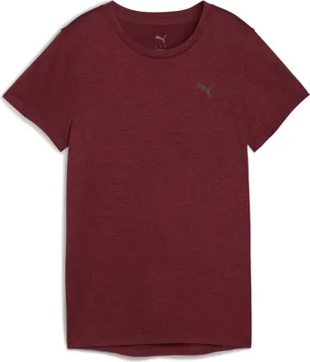 Produktbild von Puma W TAD ESSENTIAL Heather Tee - rot, Größe:XL